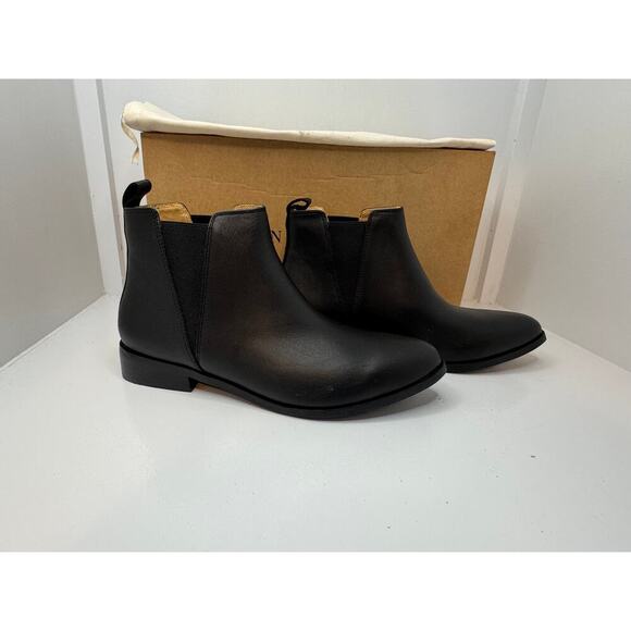Nisolo Everyday Chelsea Commuter Boots Black Leather Size 10 NIB - Picture 4 of 11
